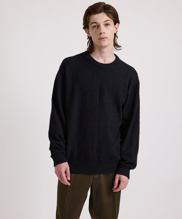 Saturdays New York City Greg Loop Yarn Sweater Black