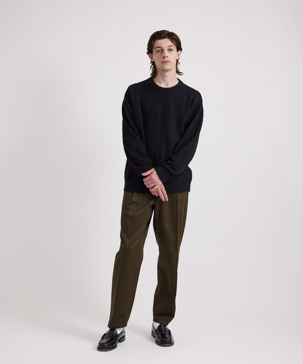 Saturdays New York City Greg Loop Yarn Sweater Black