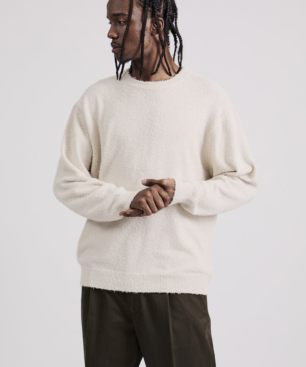 Saturdays New York City Greg Loop Yarn Sweater Off White