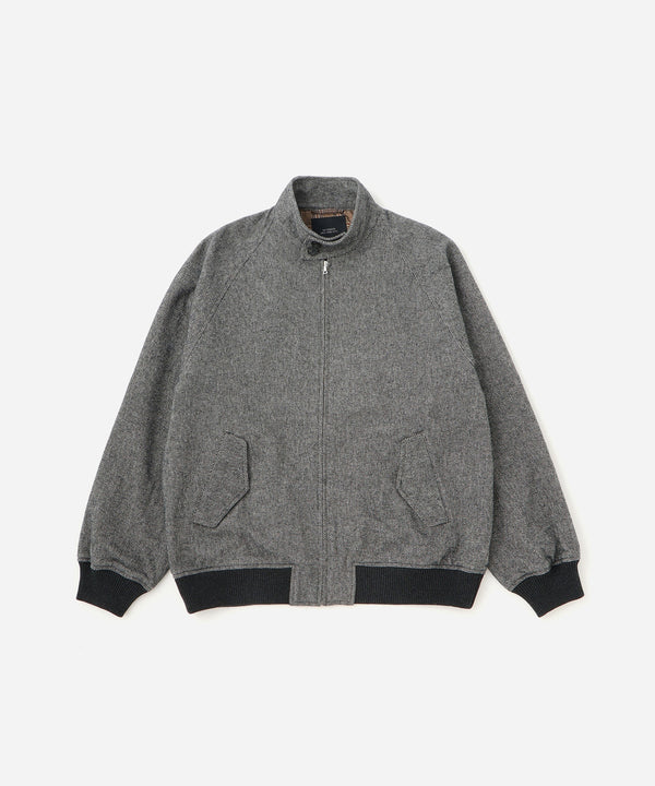 saturdays new york city Harrington Tweed Jacket Gray
