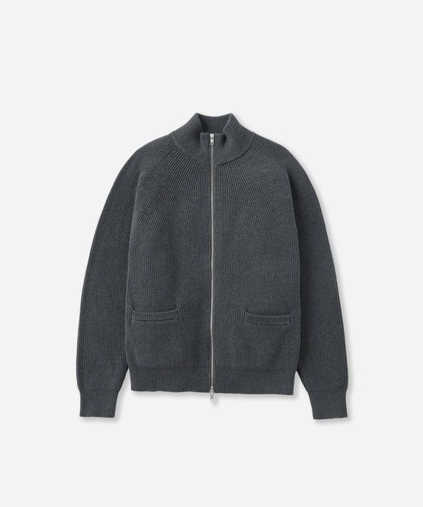 saturdays new york city Henderson Zip Thru Knit Gray