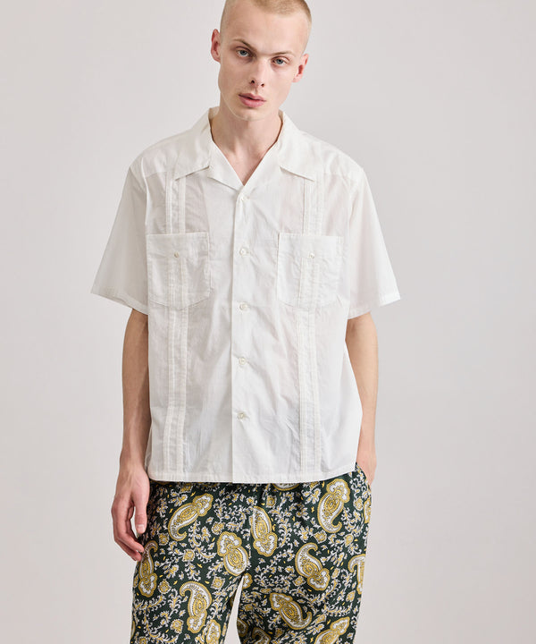 Saturdays New York City Hester Cuba Short Sleeve Shirt White