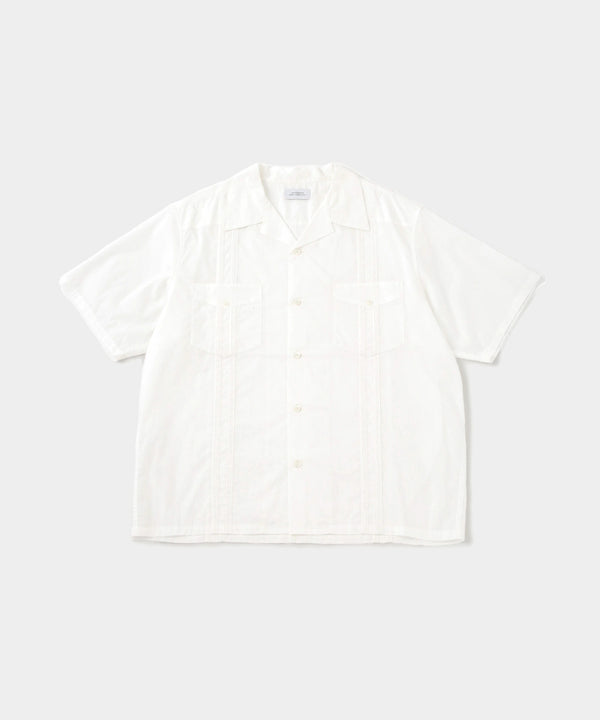 saturdays new york city Hester Cuba Short Sleeve Shirt White