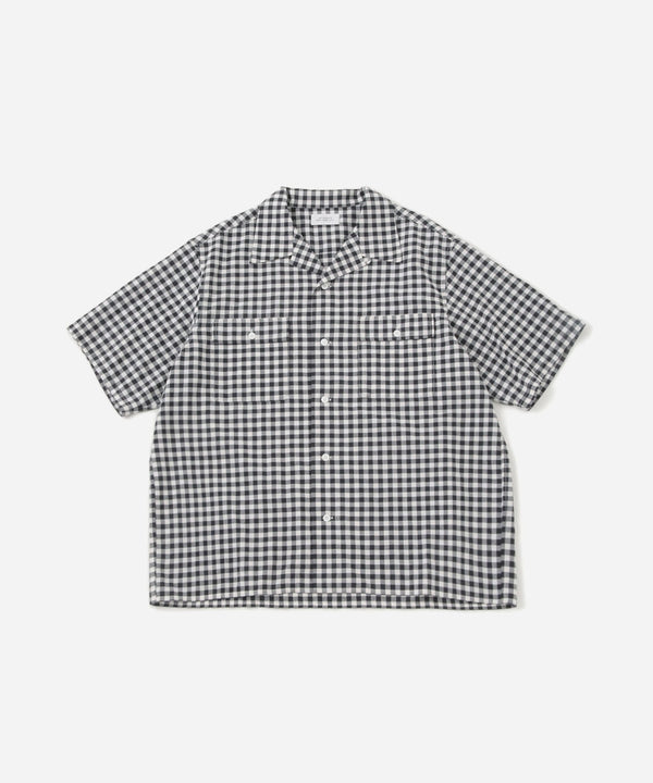 saturdays new york city Hester Gingham Check Shirt Black