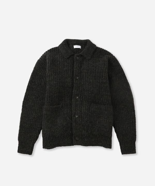 saturdays new york city Jahmad Long Sleeve Cardigan Black