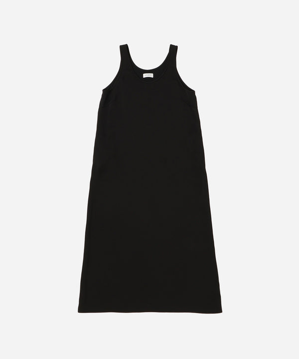 saturdays new york city Jess Satin Tank Onepiece Dress Black