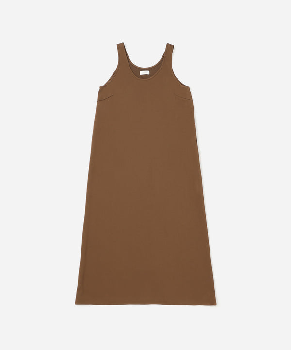 saturdays new york city Jess Satin Tank Onepiece Dress Brown