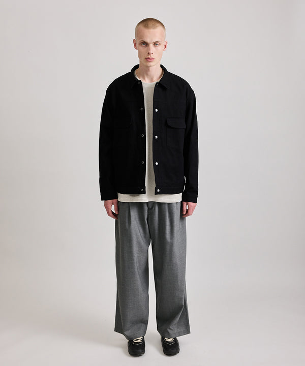Saturdays New York City Jordy Two Pleat Pant Light Gray
