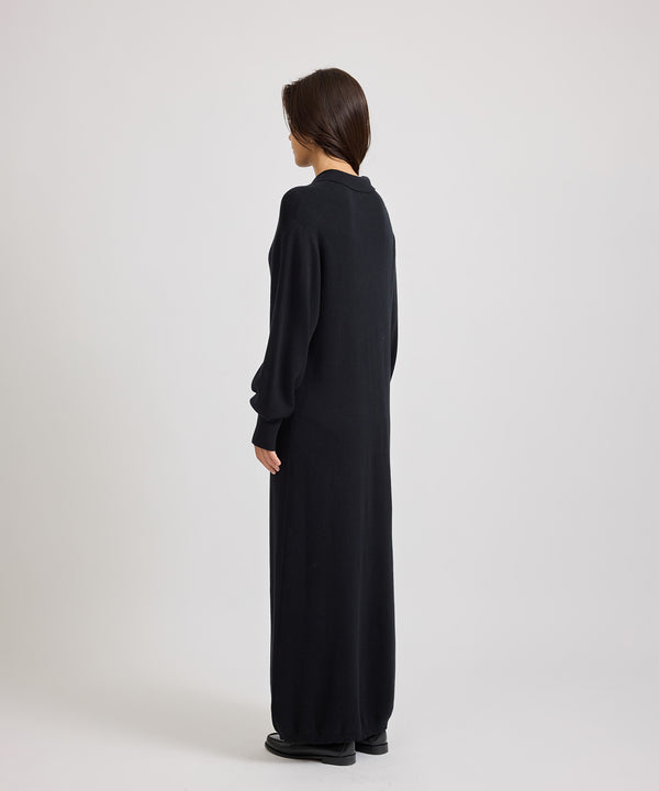 Saturdays New York City Martina Collared Dress Black