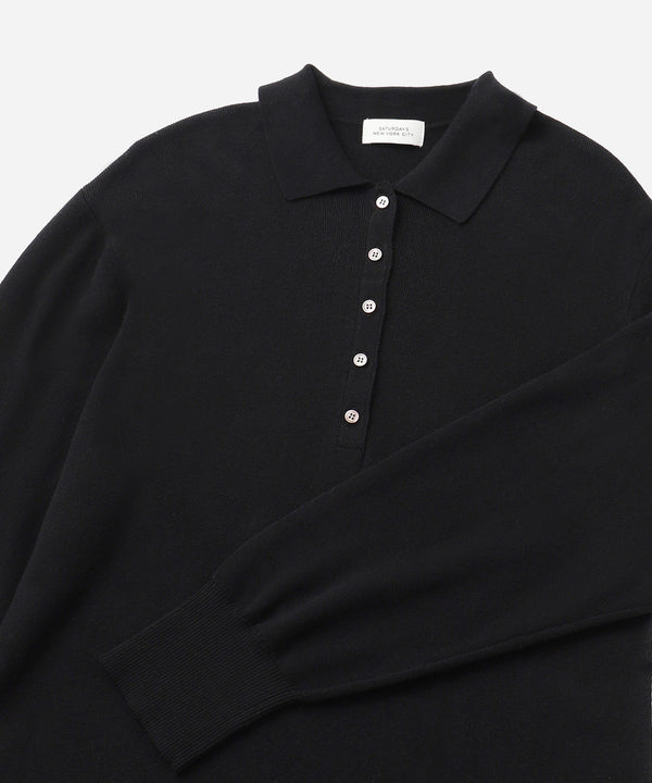 Saturdays New York City Martina Collared Dress Black