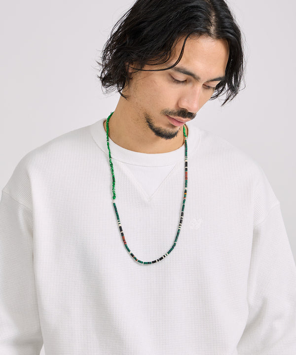 Saturdays New York City Mikia Gallery X Saturdays NYC Bandana Necklace Green