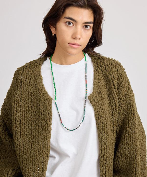 Saturdays New York City Mikia Gallery X Saturdays NYC Bandana Necklace Green