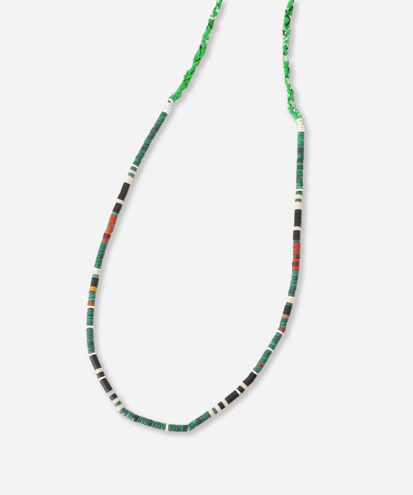 Saturdays New York City Mikia Gallery X Saturdays NYC Bandana Necklace Green