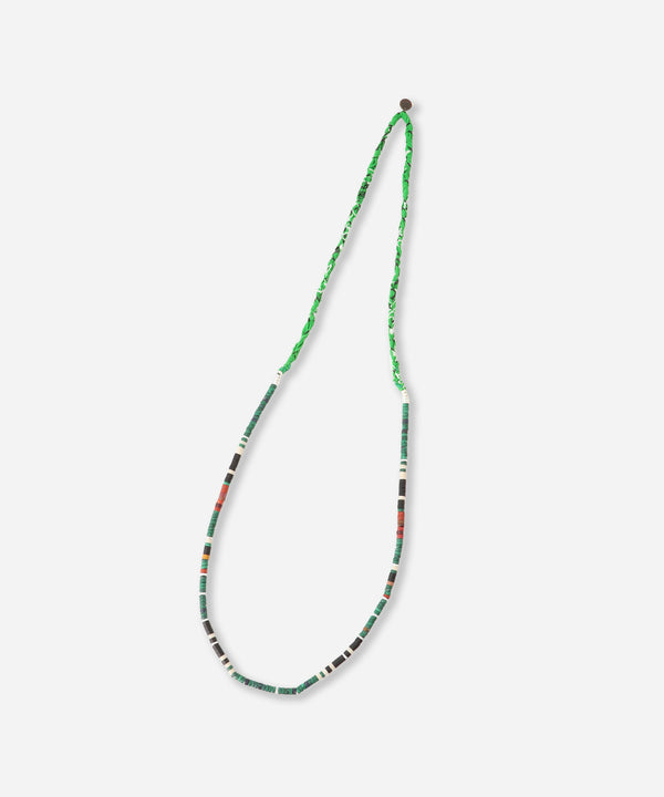 saturdays new york city mikia gallery x Saturdays NYC Bandana Necklace Green