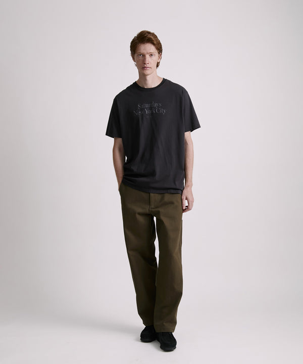 Saturdays New York City Miller Standard Short Sleeve Tee Black