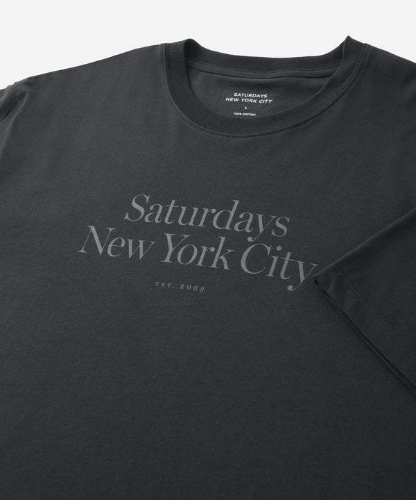 Saturdays New York City Miller Standard Short Sleeve Tee Black