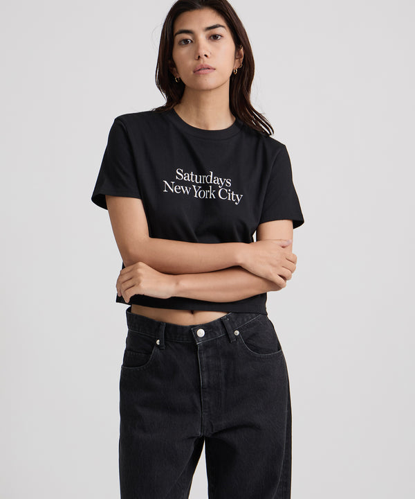Saturdays New York City Miller Standard Short Sleeve Tee Black
