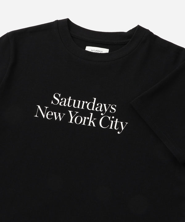 Saturdays New York City Miller Standard Short Sleeve Tee Black
