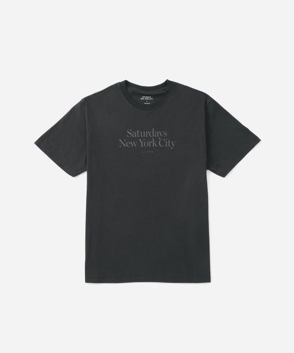 saturdays new york city Miller Standard Short Sleeve Tee Black