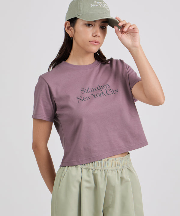 Saturdays New York City Miller Standard Short Sleeve Tee Rose Pink