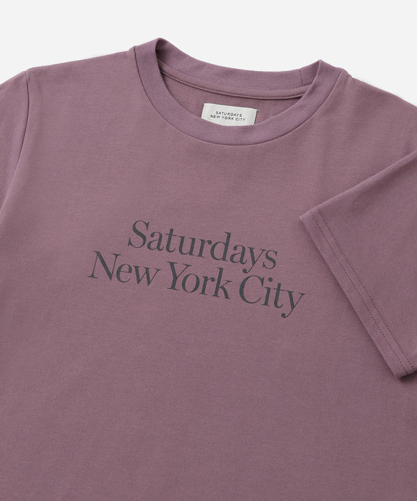 Saturdays New York City Miller Standard Short Sleeve Tee Rose Pink