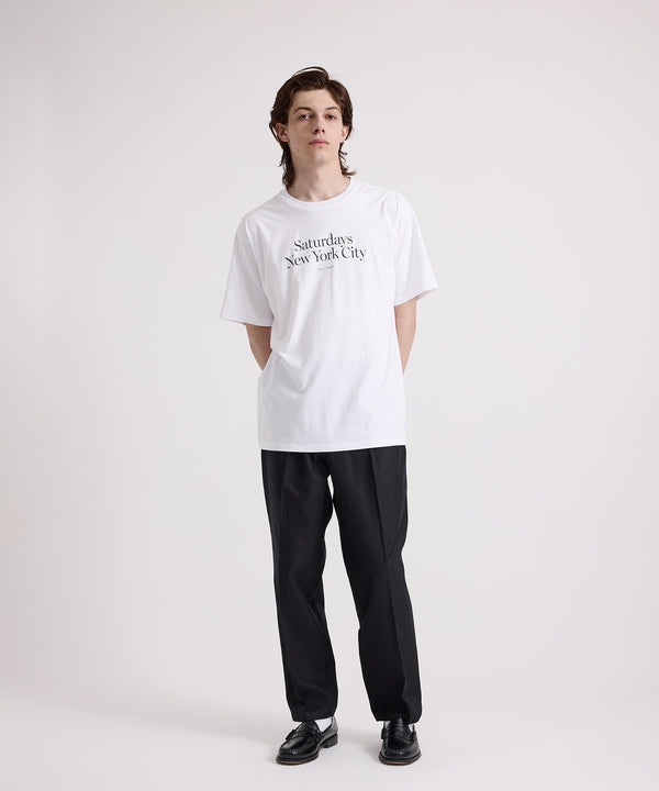 Saturdays New York City Miller Standard Short Sleeve Tee White