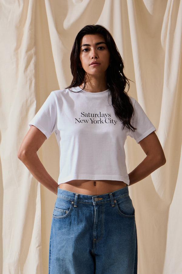 Saturdays New York City Miller Standard Short Sleeve Tee White