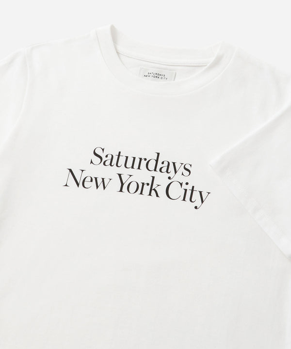 Saturdays New York City Miller Standard Short Sleeve Tee White