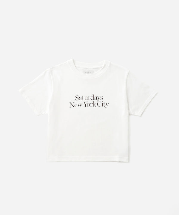 saturdays new york city Miller Standard Short Sleeve Tee White