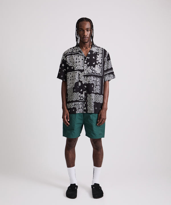 Saturdays New York City MIYAGIHIDETAKA X Saturdays Bandana Short Sleeve Shirt Black