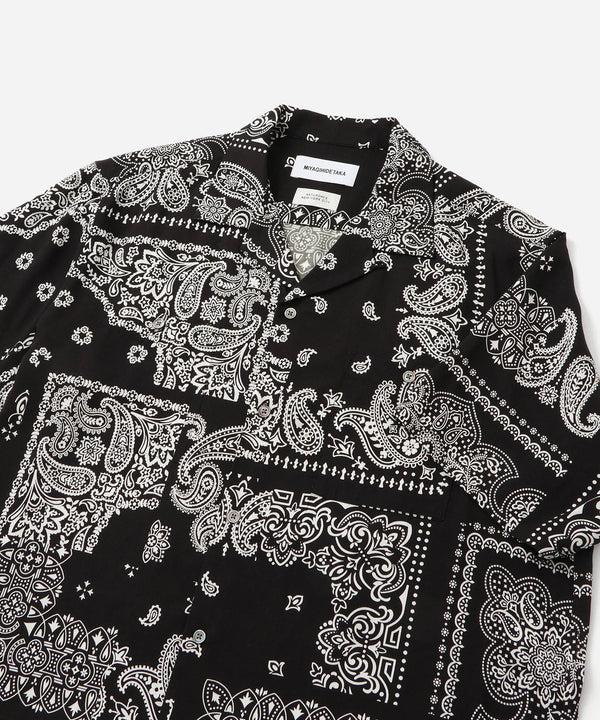 Saturdays New York City MIYAGIHIDETAKA X Saturdays Bandana Short Sleeve Shirt Black