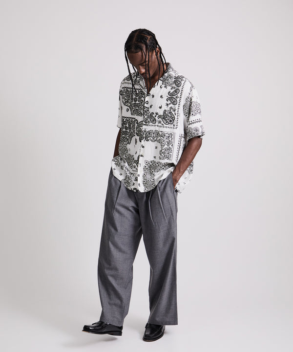 Saturdays New York City MIYAGIHIDETAKA X Saturdays Bandana Short Sleeve Shirt White