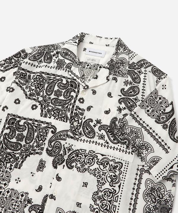 Saturdays New York City MIYAGIHIDETAKA X Saturdays Bandana Short Sleeve Shirt White