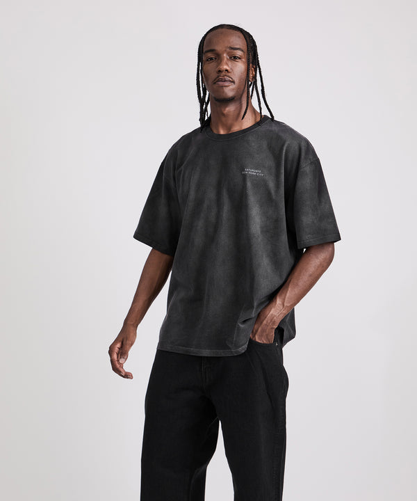 Saturdays New York City MIYAGIHIDETAKA X Saturdays Bandana Slash T-Shirt Black