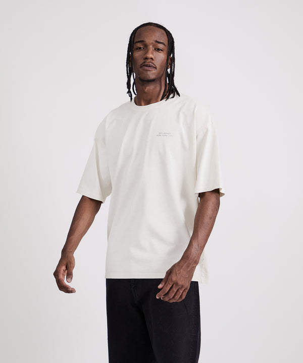Saturdays New York City MIYAGIHIDETAKA X Saturdays Bandana Slash T-Shirt White