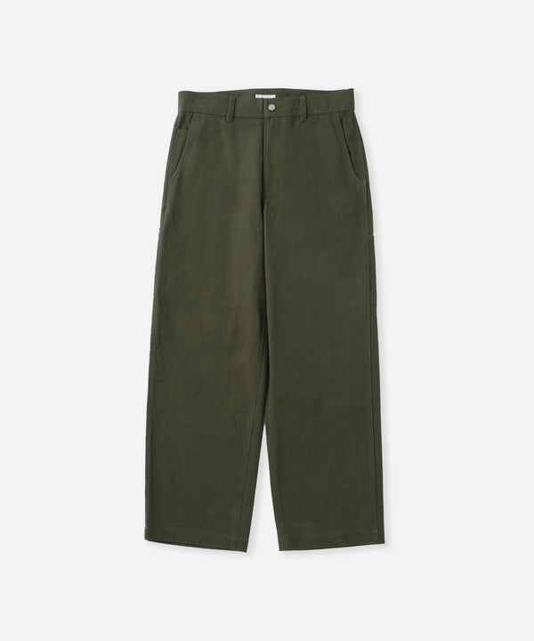 saturdays new york city Morris Wide Leg Pant Olive Green