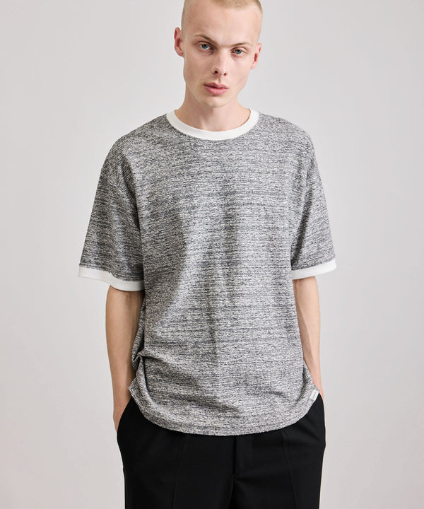 Saturdays New York City Ringer Standard Short Sleeve Tee Gray