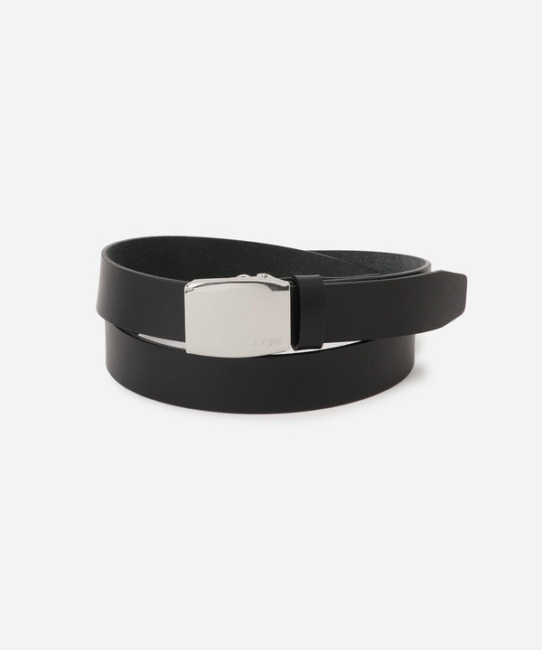 saturdays new york city Buckle Leather Belt Black
