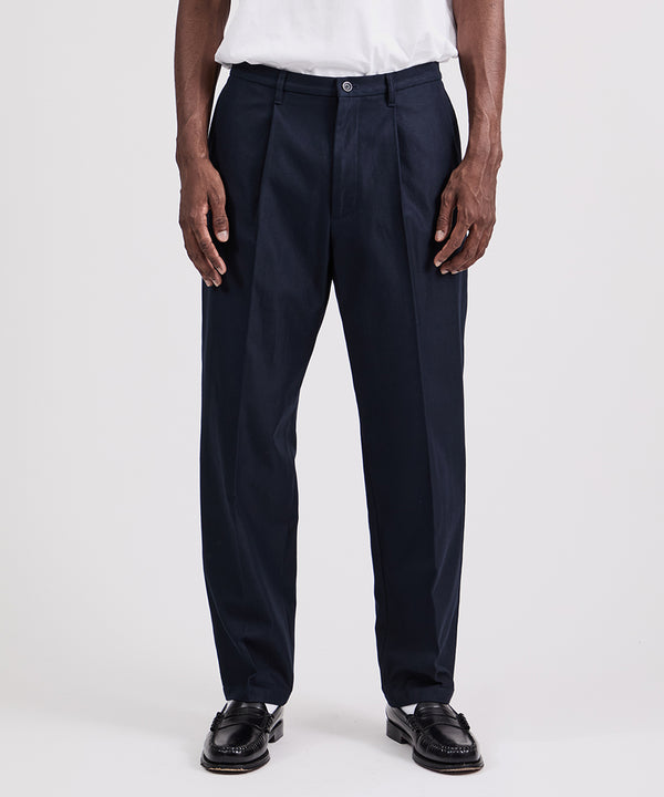 Saturdays New York City Dean One Tuck Pant Navy