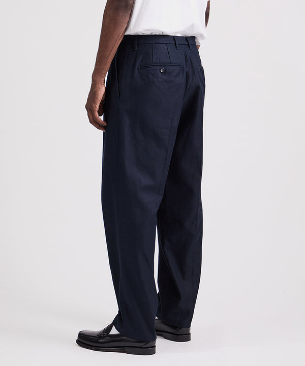 Saturdays New York City Dean One Tuck Pant Navy