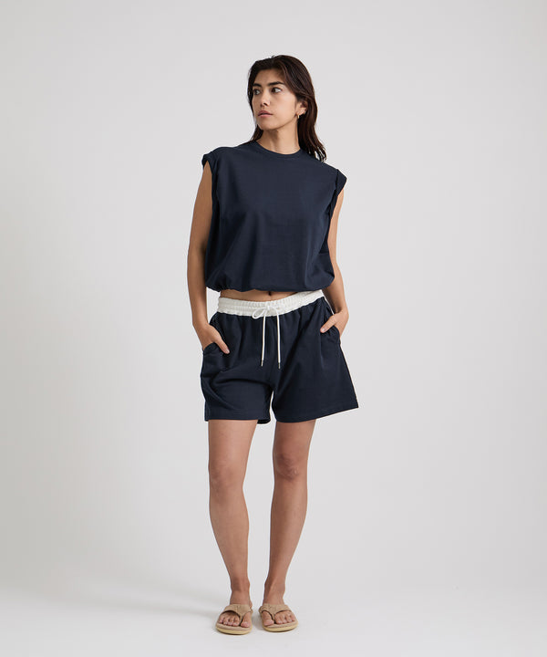 Saturdays New York City Delancey Sweatshort Navy