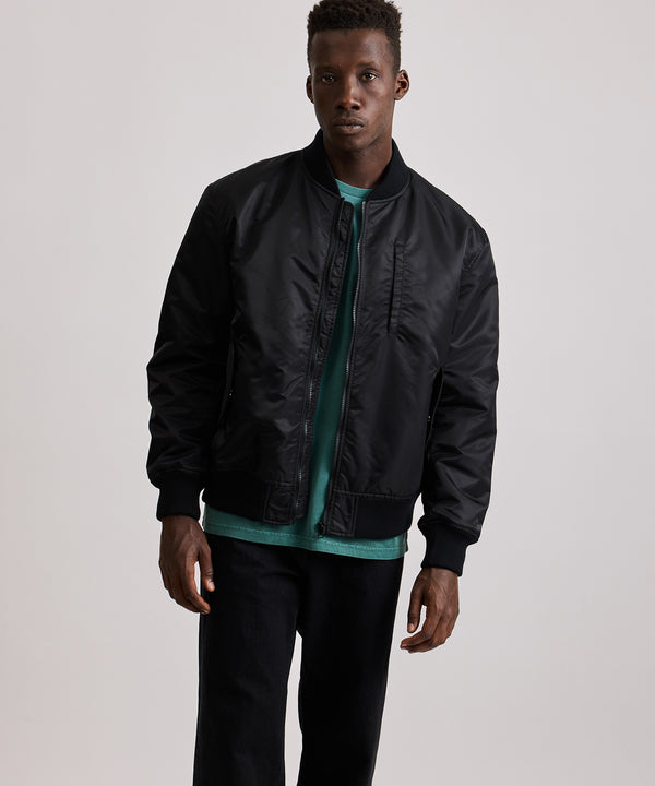 Saturdays New York City Goose Bomber Jacket Black