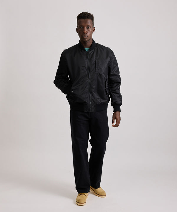 Saturdays New York City Goose Bomber Jacket Black