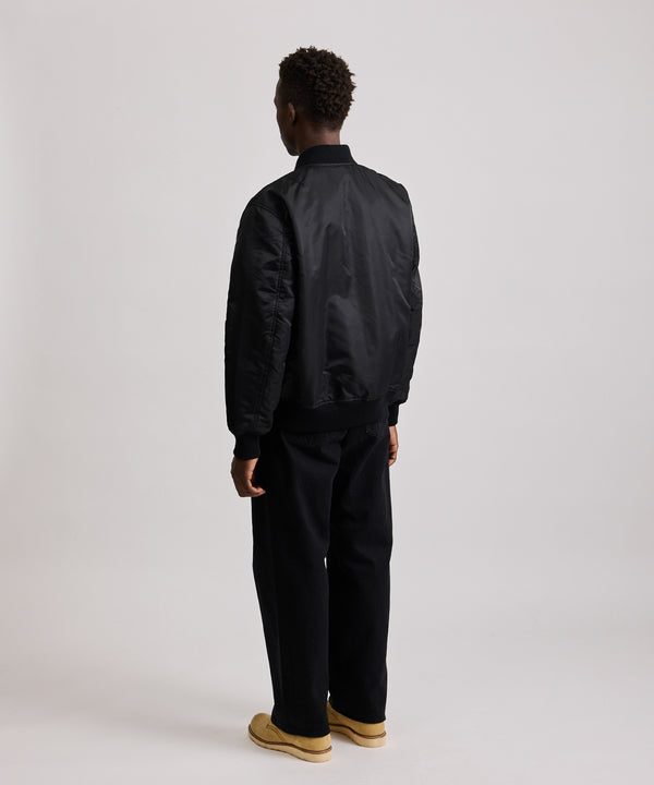 Saturdays New York City Goose Bomber Jacket Black