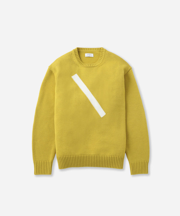 saturdays new york city Greg Slash Sweater Yellow