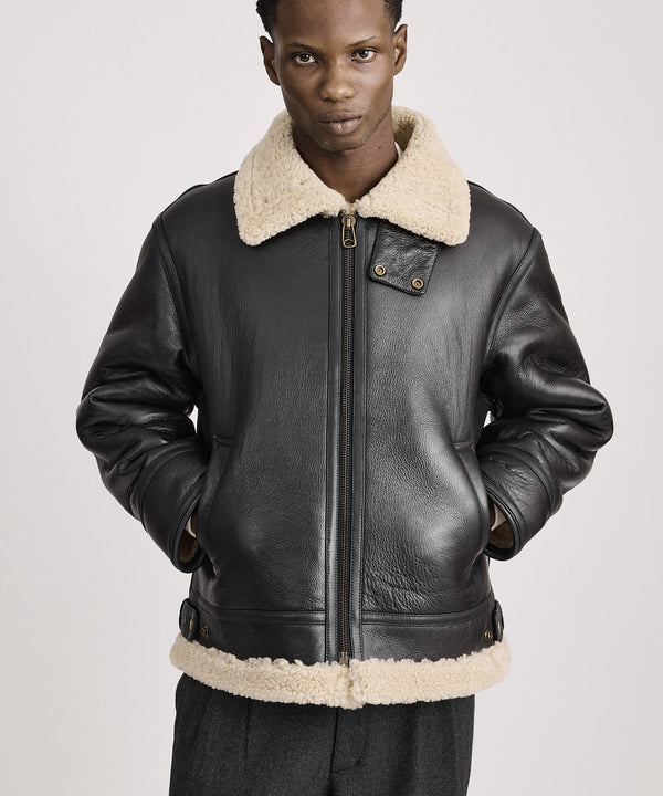 Saturdays New York City Hudson Mouton Jacket Black