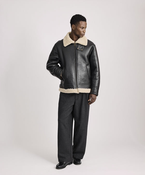 Saturdays New York City Hudson Mouton Jacket Black