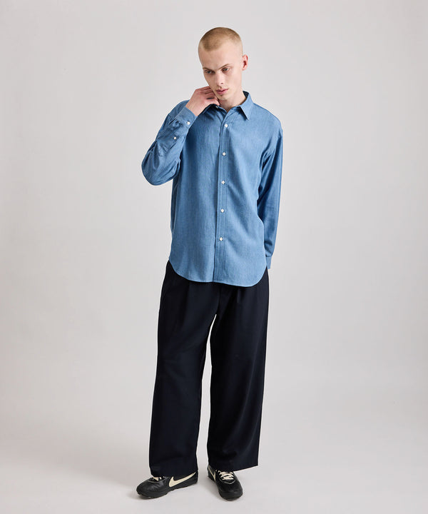 Saturdays New York City Jordy Two Pleat Pant Navy