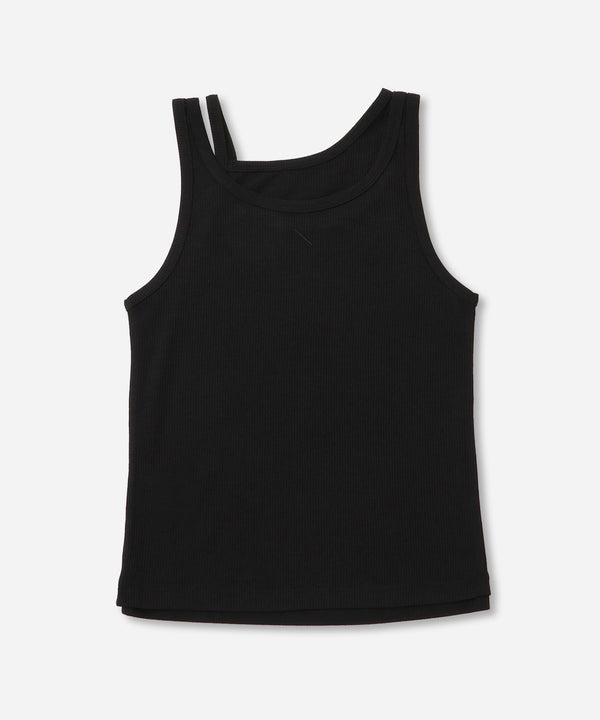 Saturdays New York City Lara Double Tank Top Black