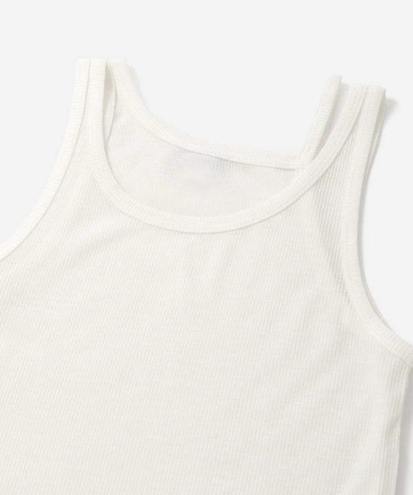 Saturdays New York City Lara Double Tank Top White
